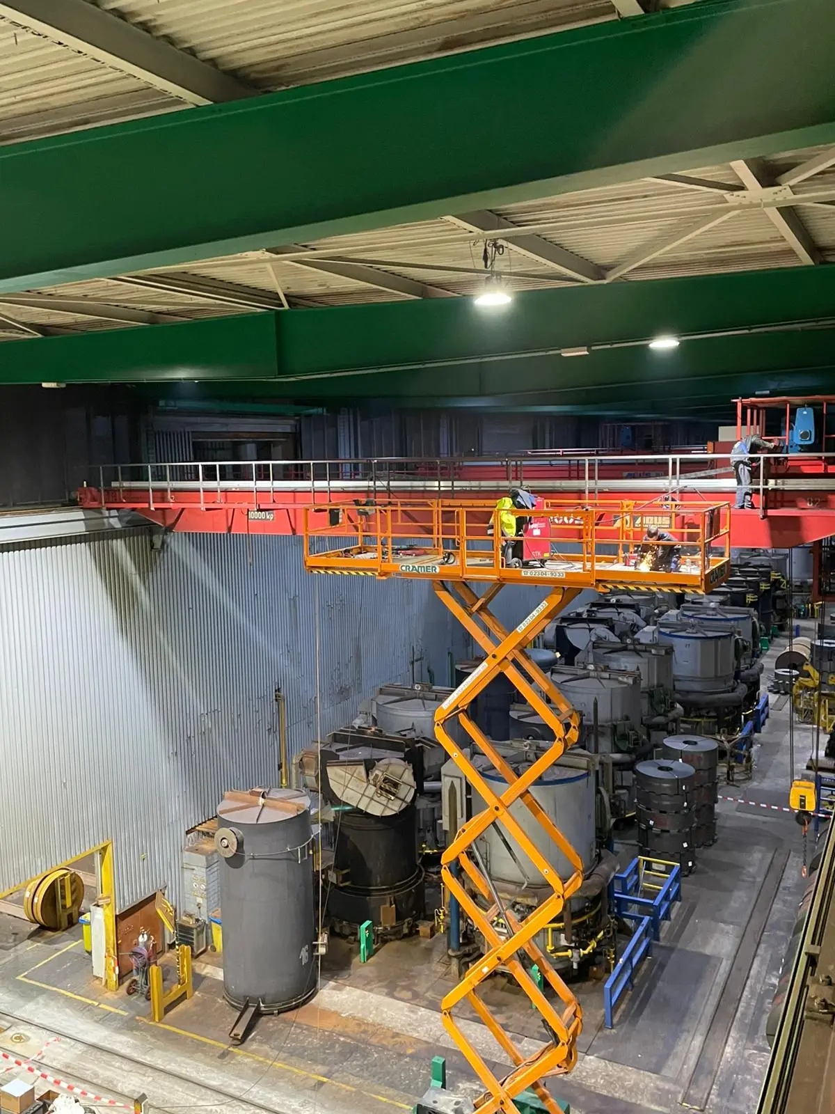 Instandhaltung in einer Industrieanlage - STK-Schweißtechnik