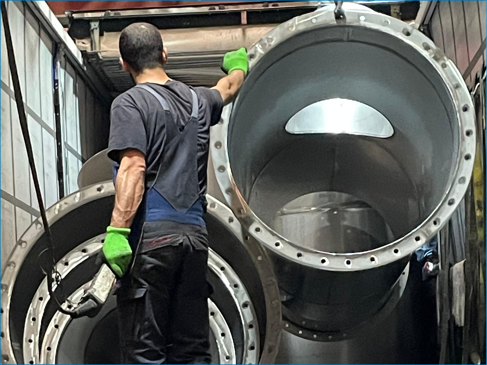 Projekt STK Schweisstechnik Krakowski Abgasleitung Gluehofen2